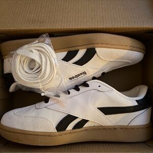Reebok White and Black Sneakers